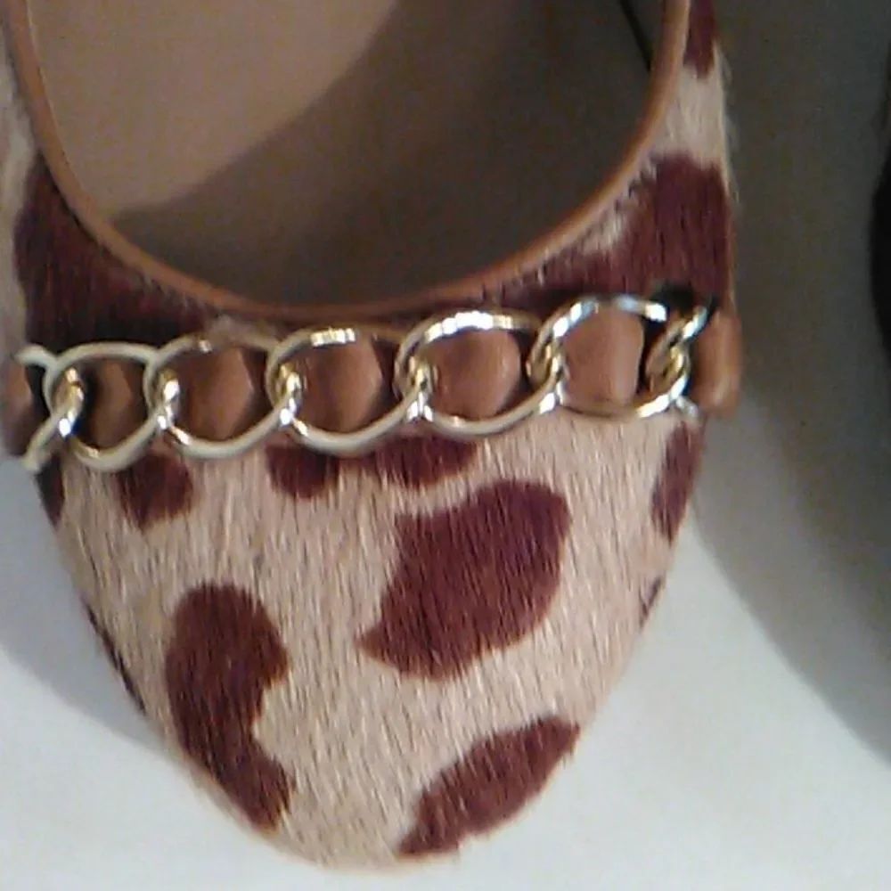 Talbots Calf Hair Flats - Picture 3 of 14